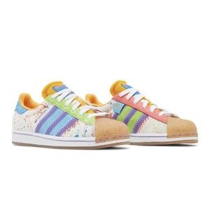 ADIDAS Womens Superstar G20 CM 201 x S.E.E.D Paint Splattered 2022 SZ 9.5, NWOB